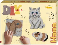 Hama coffret perles à repasser animaux mignons 4000 pièces jouet