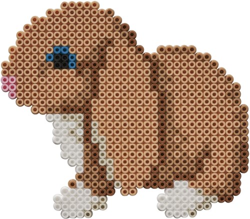 Hama coffret perles à repasser animaux mignons 4000 pièces jouet-2