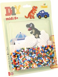 Hama strijkkralen dino set - 1100 stuks kleurrijk knutselplezier