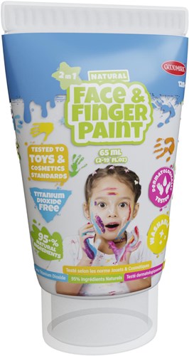 Face & Finger Paint set kinderverf schmink 5 kleuren veilig-2