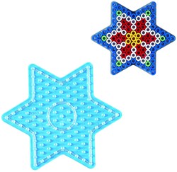Hama plaque perles à repasser maxi étoile transparente - jouet créatif