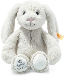 Steiff peluche doudou My first Steiff Hoppie lapin gris clair 26 cm