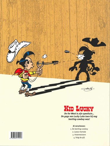 Stripboeken Kid Lucky stripboek avontuur 4 volg de pijl paperback-3