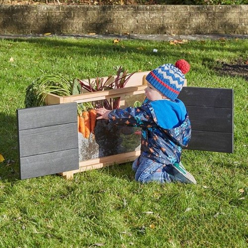 Cosy Stevig Doorzichtig Planter voor buiten en educatief tuinieren