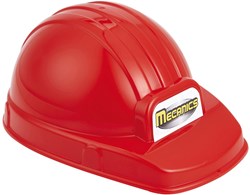 Ecoiffier casque de chantier jouet rouge - Mecanics casque enfant