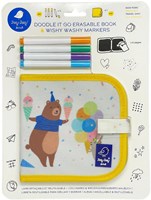 Jaq Jaq Bird livre de coloriage Mini Doodle It En Go - Ours - effaçable