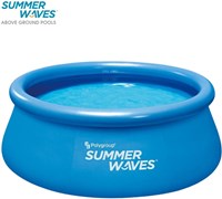 Summer Waves zwembad opblaasbaar 305 cm x 76 cm met filterpomp