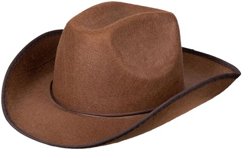 Boland chapeau de cowboy marron chapeau de déguisement pour enfants et adultes