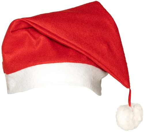 Boland bonnet de Noël - chapeau de Noël - rouge blanc - adulte unisexe - fête de Noël