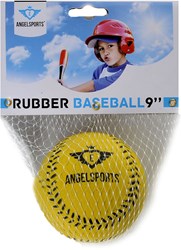 Honkbal Junior geel - sportbal voor kinderen - recreatief speelgoed