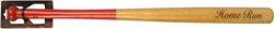 Honkbalknuppel 30 inch rood/naturel 703009