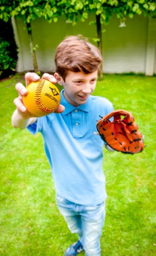 Angel Sports set de baseball - gant de baseball avec balle pour enfants-2