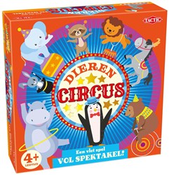 Circus Bordspel dieren - kleurrijk familiespel voor kinderen en volwassenen