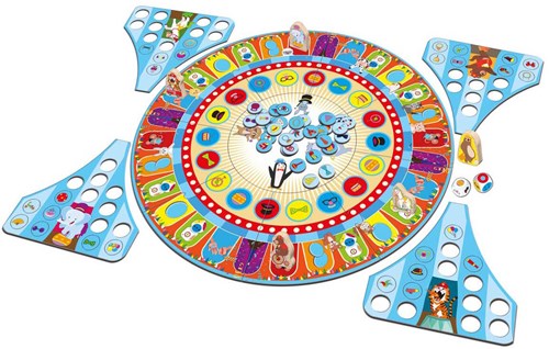 Jeu de société cirque animaux - jeu familial coloré pour enfants et adultes-2