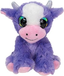 Lumo Stars knuffel koe Helina 15cm pluche speelgoed met grote ogen