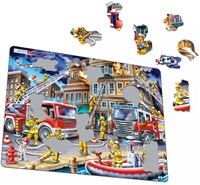 Legpuzzel brandweermannen karton 45 stukjes educatief speelgoed-2