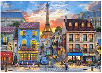 Castorland puzzle Paris rues 500 pièces finition satinée-2