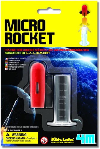 4M Micro raket wetenschapsset - educatief speelgoed raket experiment