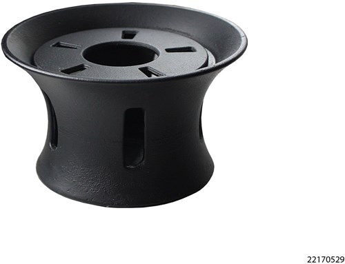 Svenska Living chauffe-thé fonte noir Ø15x7cm maintien au chaud-2