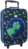 Vadobag trolley koffer blauw dino - kinderkoffer met wielen
