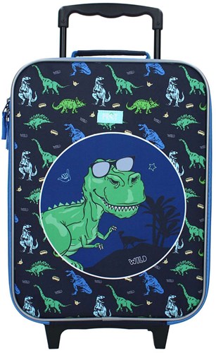 Vadobag trolley koffer blauw dino - kinderkoffer met wielen-2