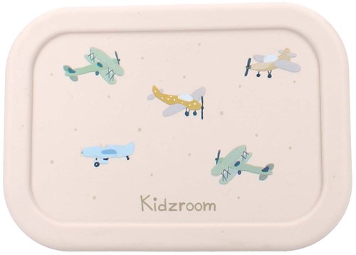 Kidzroom lunchbox siliconen vliegtuigen - kindvriendelijk en BPA-vrij-2