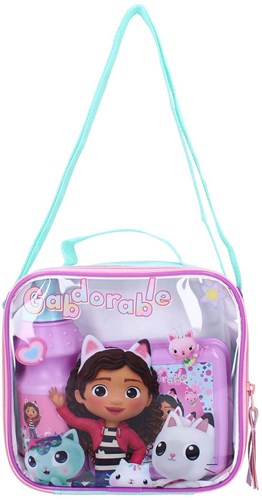 Vadobag lunchtas Gabby's Poppenhuis So Yummy met drinkfles en snackbox
