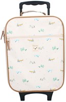 Kidzroom trolley koffer kind Vliegtuigen - Small Talk collectie - lichtgrijs-2