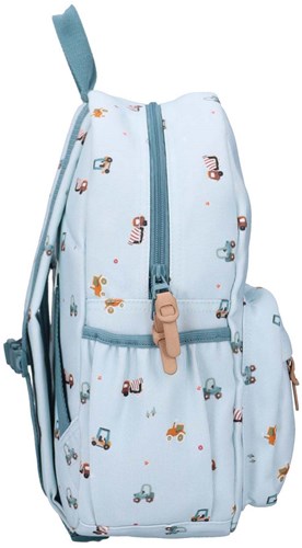 Kidzroom sac à dos Little Story - sac à dos enfant avec motif voiture et bretelles réglables-3