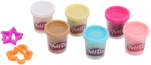 Hasbro Play-Doh confetti klei 6-pack boetseerset creatief-3