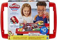 Play-Doh speelgoed barbecue grill set met accessoires en klei
