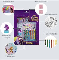 Undercover boîte de loisirs créatifs unicorn academy violet 21 pièces jouet créatif-3
