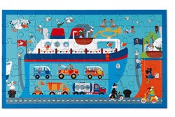 Scratch puzzel veerboot 60 stukjes educatief speelgoed karton