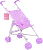 Johntoy poussette pour poupée Baby Rose - jouet buggy multicolore
