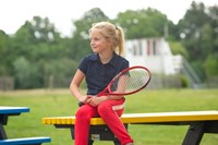 Engelhart Games tennisracket aluminium 21 inch rood voor kinderen-2