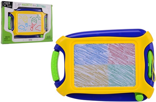 Johntoy magnetisch tekenbord kleuren voor kinderen 28x20 cm
