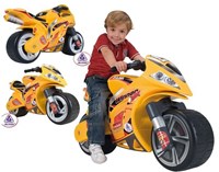 Injusa Loopfiets Motor Speed Bike Geel-2