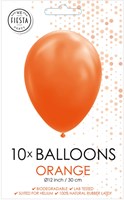 Globos ballonnen oranje 30cm - 10 stuks feestdecoratie