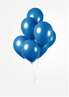 Globos ballons bleu royal 30cm 10 pièces décoration fête latex-3