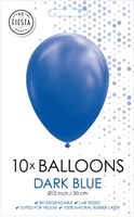 Globos ballons bleu foncé 30cm - 10 pièces décoration de fête