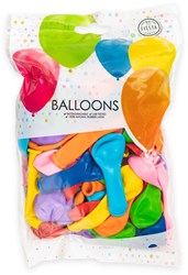 Globos ballons décoration de fête 13cm 100 pièces latex coloré