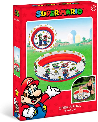 Mondo piscine Super Mario piscine gonflable enfant 100cm vinyle jardin