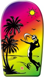 Mondo bodyboard plage 84cm - planche de surf colorée pour enfants