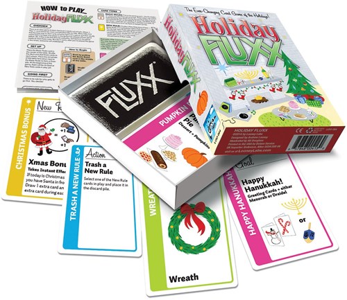 Asmodee kaartspel Holiday Fluxx - feestelijk familiespel Engels-2