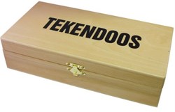 Tekendoos hout 25*12,5*6,5cm