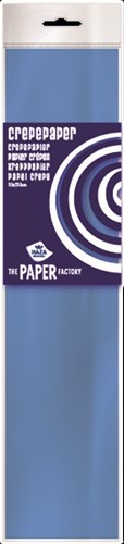 10 vel crêpe papier middenblauw 100535