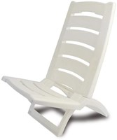 van der Meulen chaise de plage blanche plastique chaise pliante plage