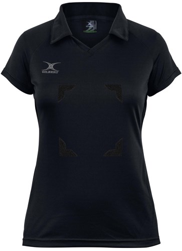 Gilbert Maillot de Netball Eclipse pour Filles - 9-10 Ans - Noir - Vêtements de Sport