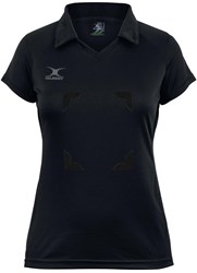 Gilbert Maillot de Netball Eclipse pour filles - 11-12 ans - Noir
