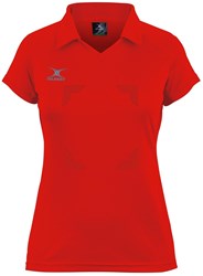 Gilbert Maillot de netball Eclipse pour filles - 7-8 ans - rouge sport